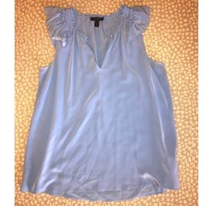 Baby Blue Jcrew Blouse